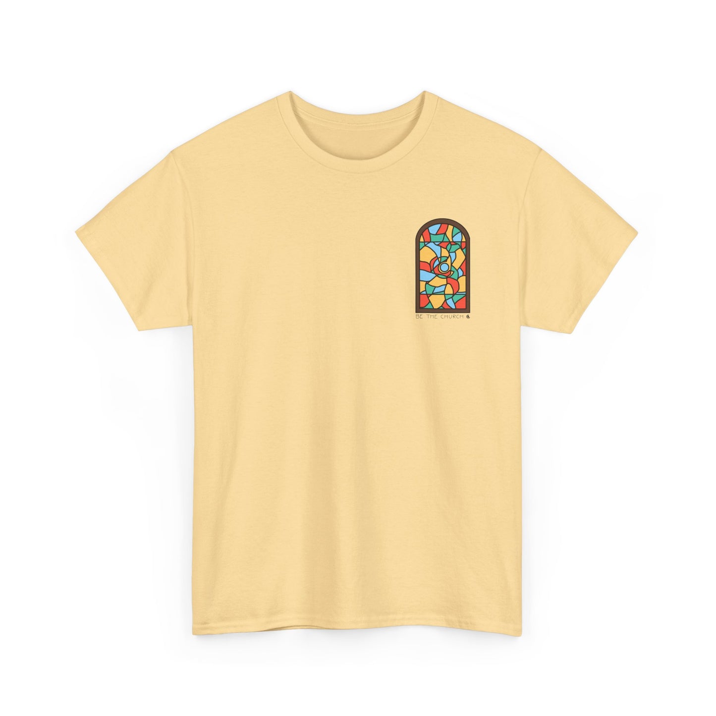Be The Church - Stained Glass Unisex Heavy Cotton Tee