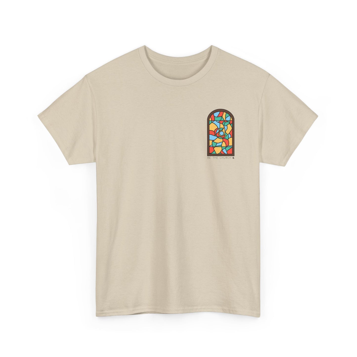 Be The Church - Stained Glass Unisex Heavy Cotton Tee