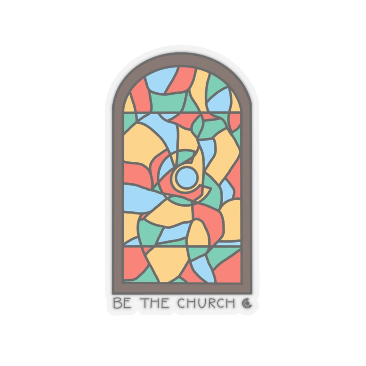 Be The Church Kiss - Cut Sticker