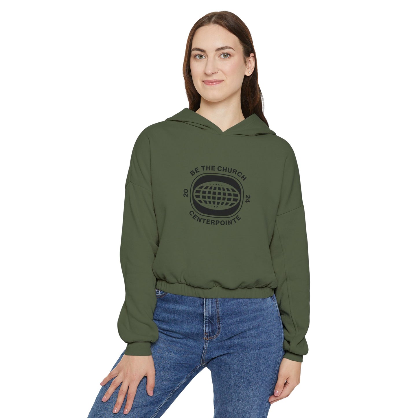 Be The Church Women's Cinched Bottom Hoodie