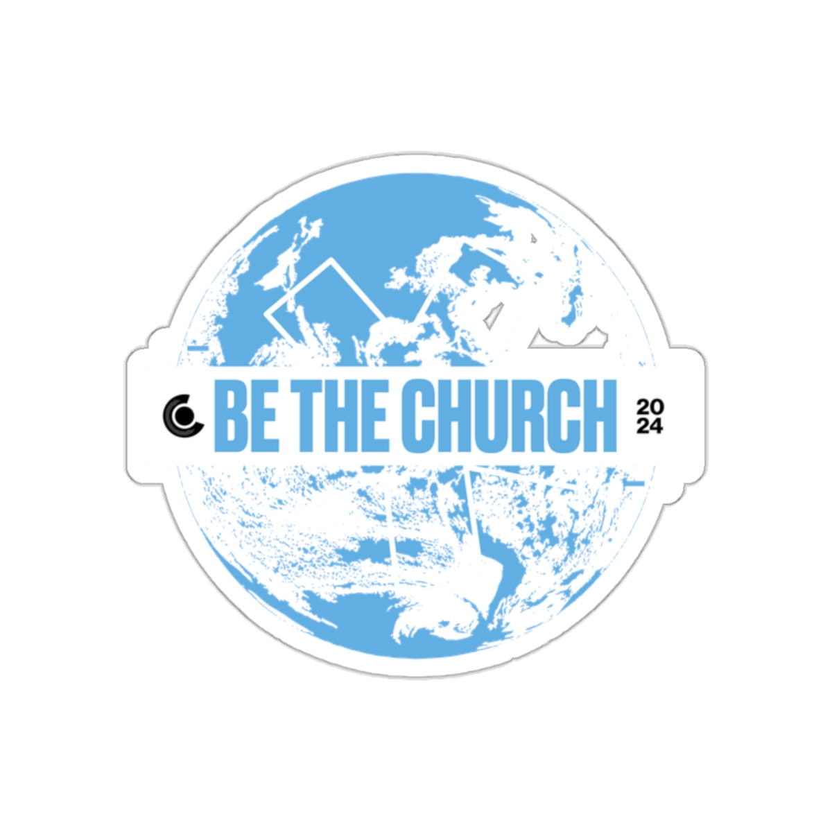 Be The Church Kiss - Cut Sticker