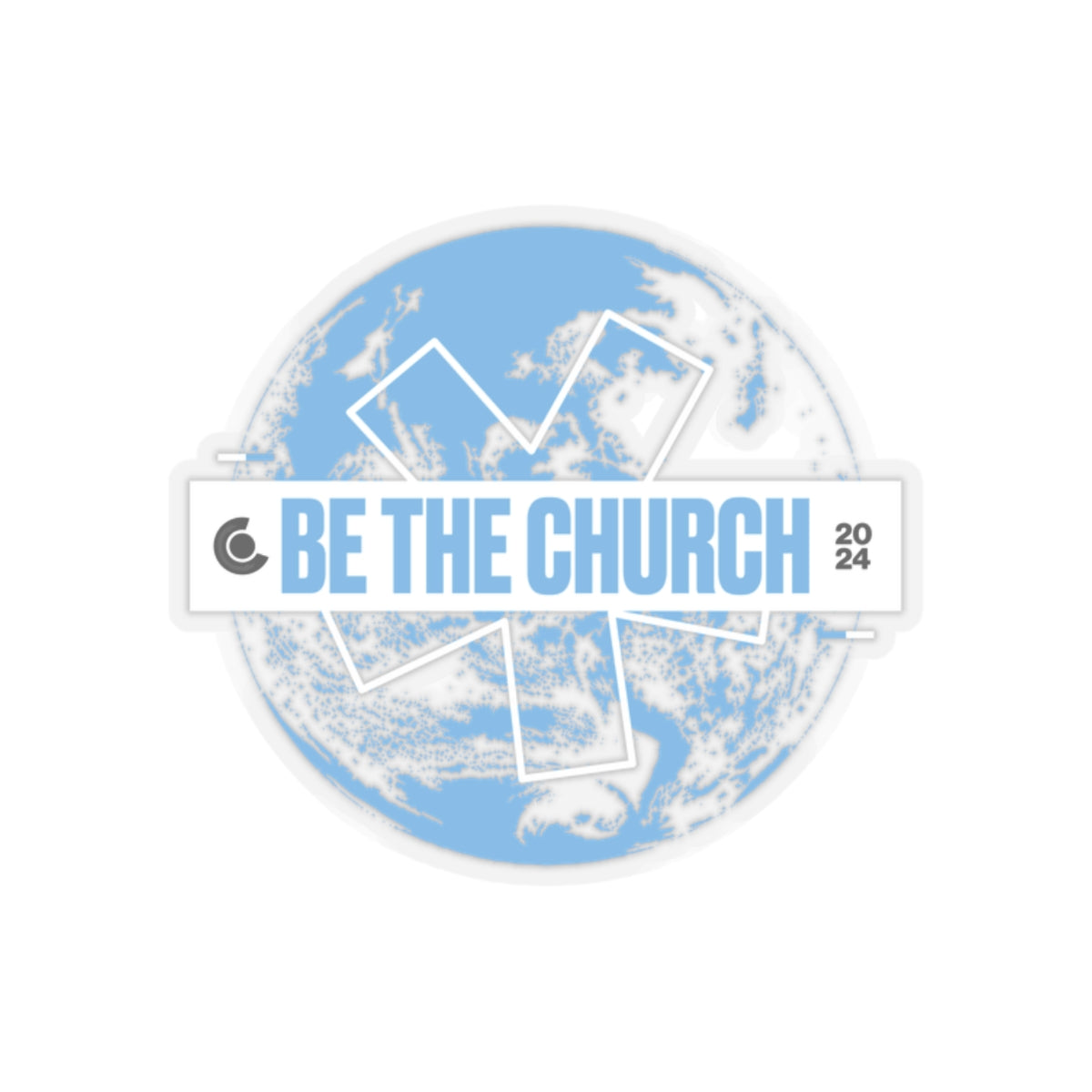 Be The Church Kiss - Cut Sticker