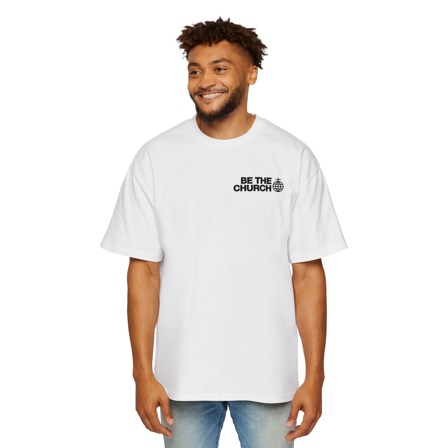 Be The Church - Men's Heavy Oversized Tee