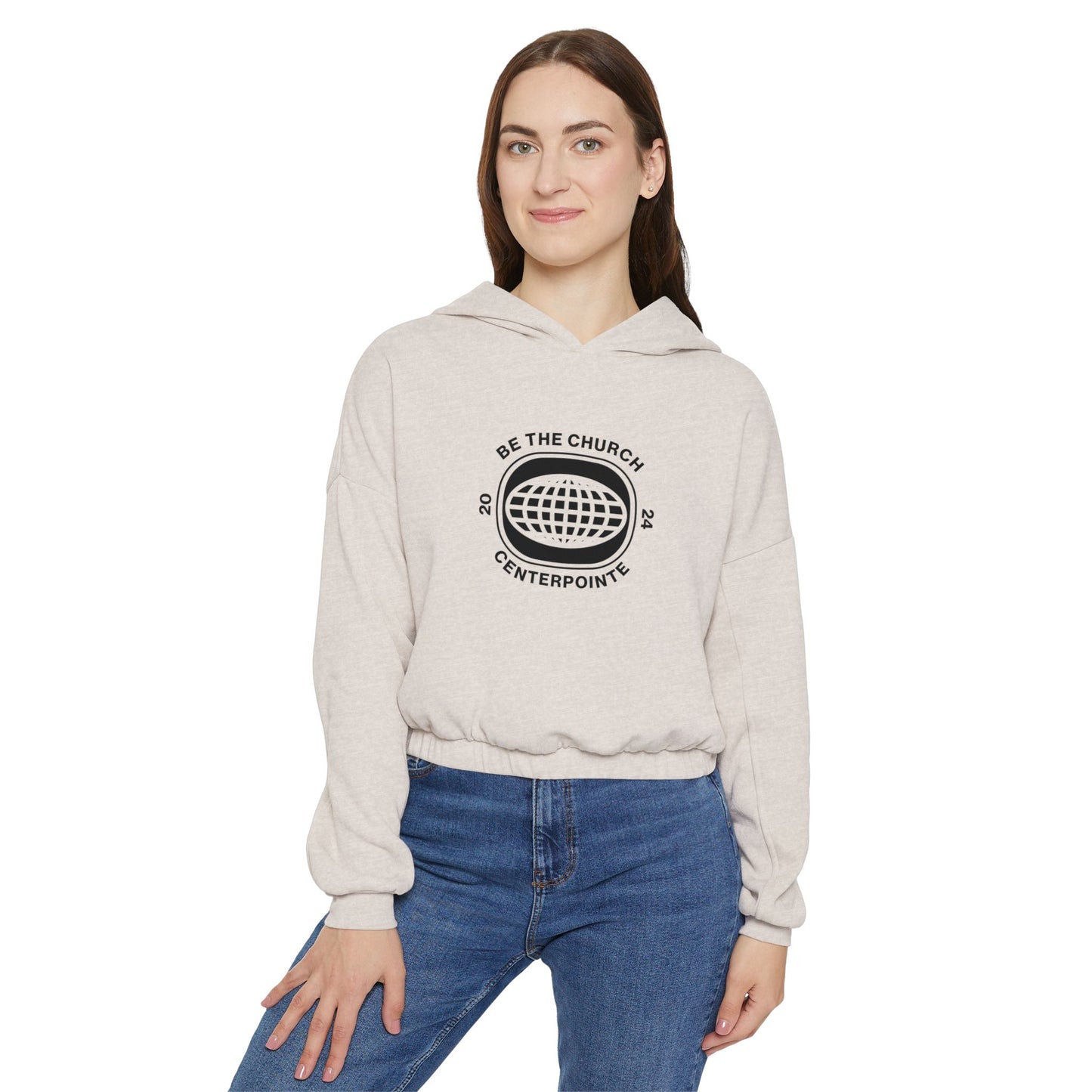 Be The Church Women's Cinched Bottom Hoodie