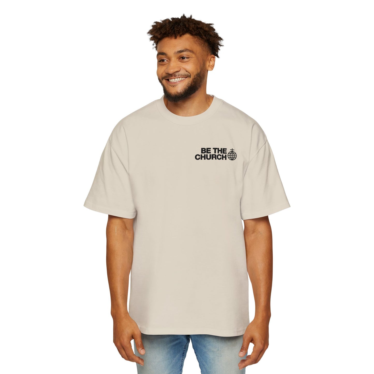 Be The Church - Men's Heavy Oversized Tee